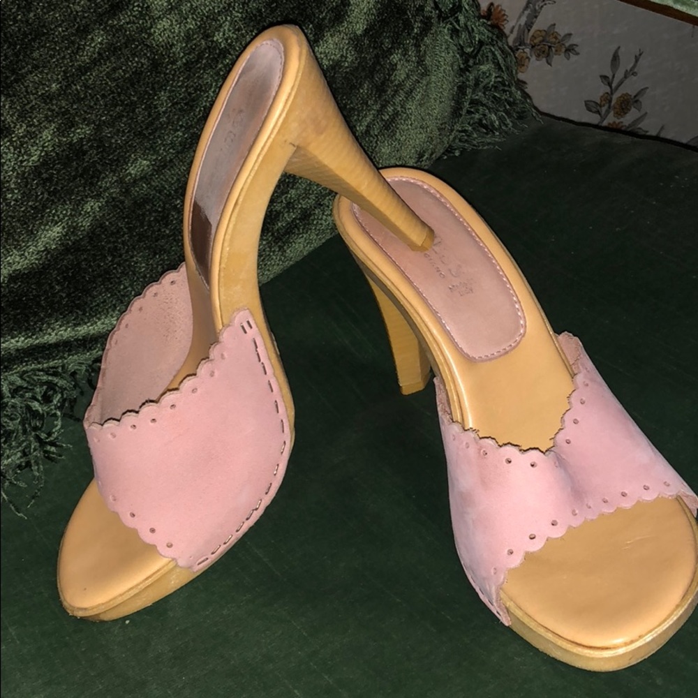 Guess Marciano Pink slides sandal shoes 39 8.5